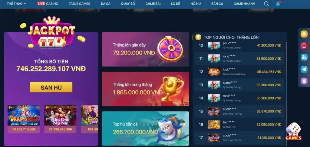 Khuyến mãi và ưu đãi slot games tại keo8386